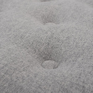 English Elm Jennifer Taylor Home - Yolanda 24" Round Upholstered Accent Ottoman - Light Gray & Ivory Trim For Elegant Home Style B2719P238166