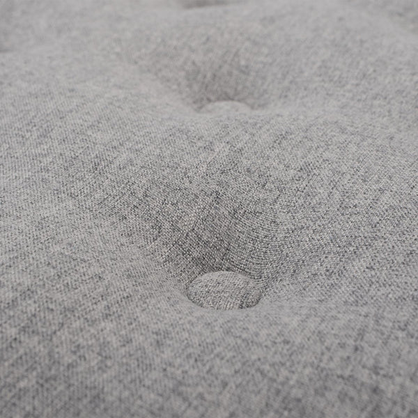 English Elm Jennifer Taylor Home - Yolanda 24" Round Upholstered Accent Ottoman - Light Gray & Ivory Trim For Elegant Home Style B2719P238166