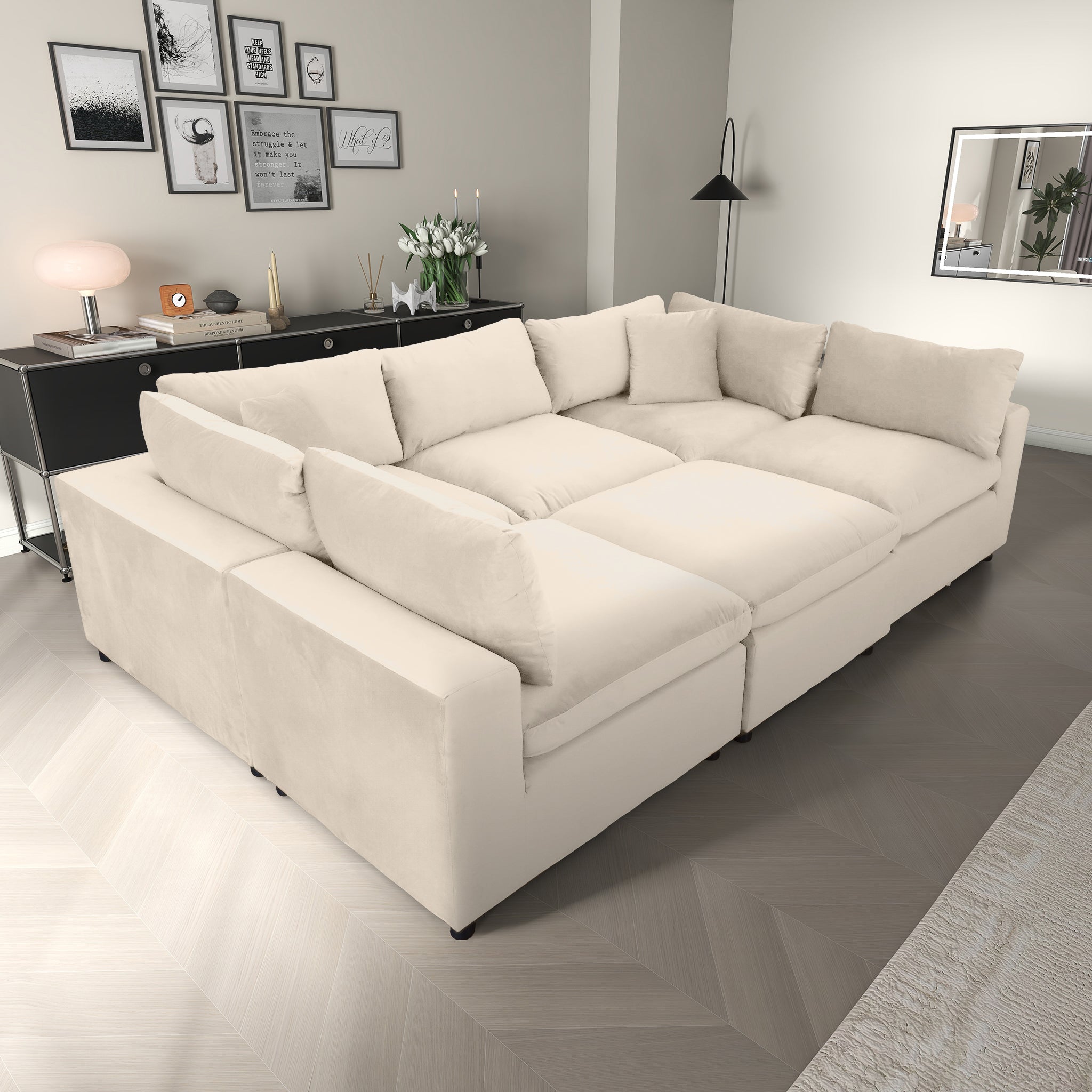English Elm Hayward Modular Sectional Sofa - Thumbnail 4