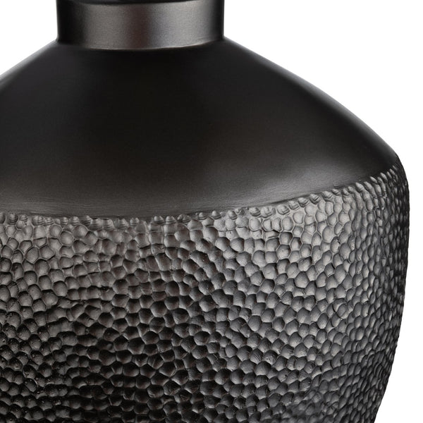 Crestview Collection 31.5"H Textured Urn Table Lamp With Linen Shade - Modern Resin Design For Elegant Lighting & Style   Cvazvp111