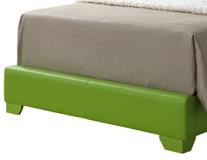 English Elm Aaron Apple Green Full Bed G1807-FB-UP – 47"H x 57"W x 81"D PU Faux Leather, Durable, Stylish Support B078P301588