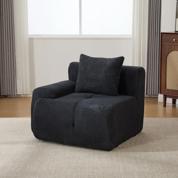 English Elm Loveseat Modular Floor Sectional Tufted Cloud Cushion Sofa for Small Living Spaces W5385P455456