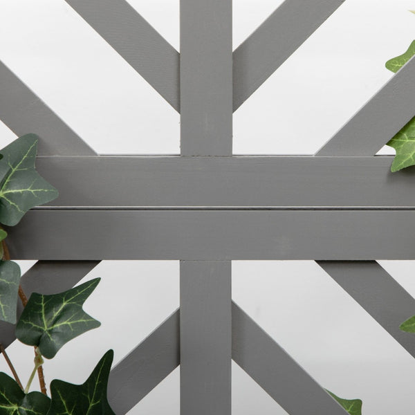 English Elm Outsunny Two-Tier Elevated Garden Bed With Trellis - Perfect For Vegetables, Herbs, And Flowers! W2225P174415-GIGA