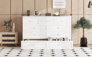 English Elm Murphy Cabinet Queen Bed Solid Pine Frame with Built-in Charging Station for Guest Rooms White W504S00164