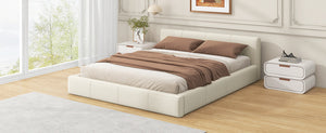 English Elm Christopher Knight Home® - [Stylish Stylish Beige Upholstered Bed – Modern Comfort & Durability For Your Bedroom, Fits All Mattress Sizes N769P241233K