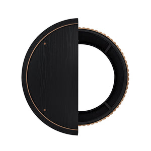 English Elm Coffee Table - Modern Round Accent Table With Flip-Top Storage For Stylish Living Room Spaces W688P248118