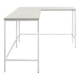 OSP Home Furnishings Contempo L-shaped Desk White Oak