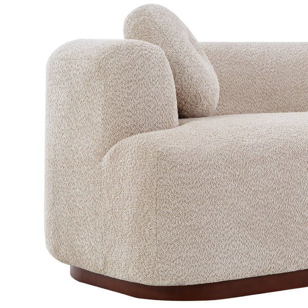 English Elm Compressed Three Seat Sofa with Rubberwood Base Polyester Upholstered Living Room Couch N771P392415V_N771P392416V