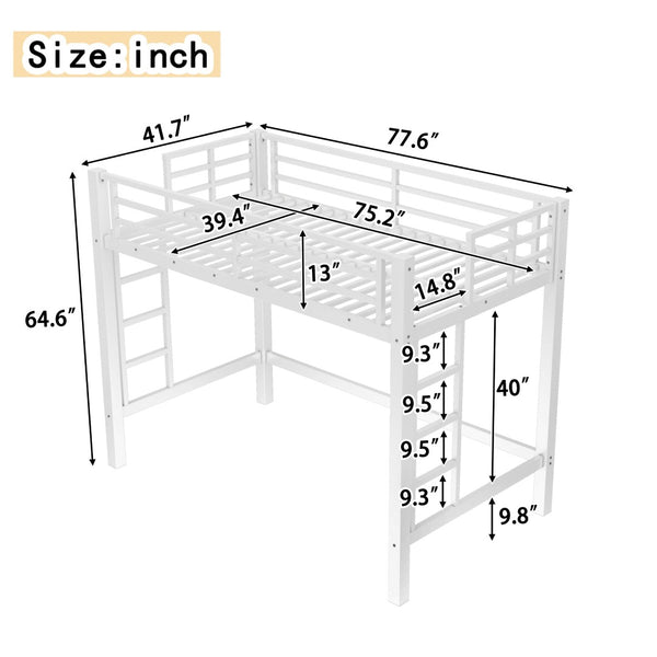 English Elm Twin Floor Bed Solid Pine Frame with Guardrails and Door for Safe Kid Sleep W1580P435703
