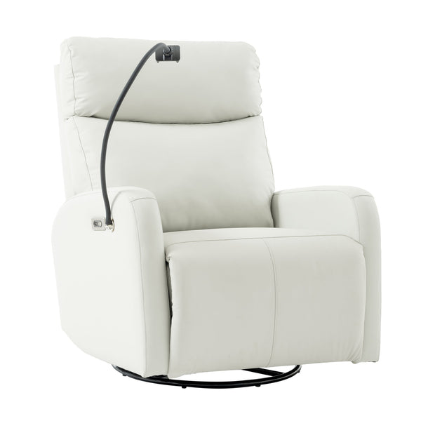 English Elm 270° Power Swivel Rocker Recliner Chair - Electric Glider With Usb Ports For Ultimate Comfort & Style W1028S00028