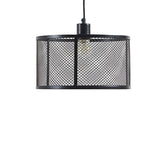 INK+IVY Jaxson Modern/Contemporary Metal Mesh Pendant II151-0115 Black