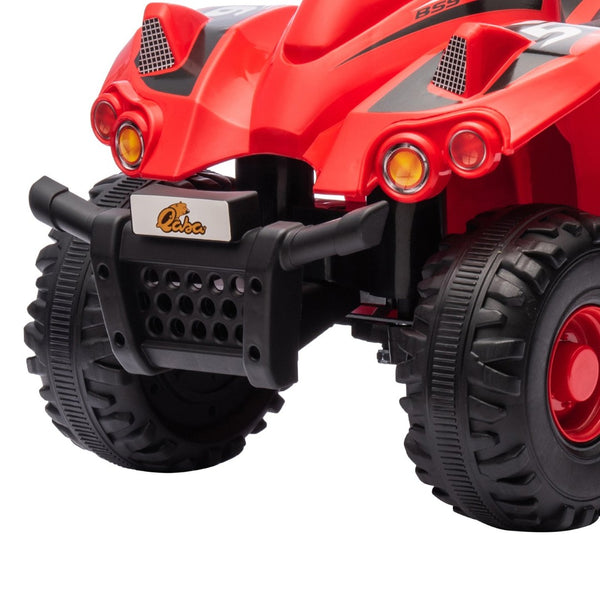 English Elm Qaba 6v Battery Powered Kids Atv Ride on Four Wheeler with Music Ages 2 to 6 W2225P249803