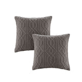 Madison Park Signature Urban Cabin Farm House Cotton Jacquard Comforter Set MPS10-346 Brown