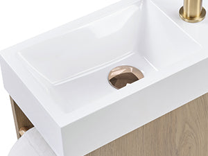 English Elm 16 16 inch bathroom vanity sink combo for small spaces with stone sink, soft-close doors, storage pockets Natural Ash 19.3 L x 13 W x 30.7 H W3520P327621