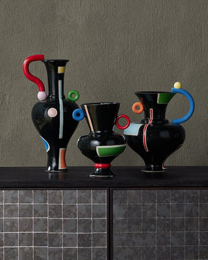 Currey & Company Mosaico Credenza: Stunning Antique Mirror Mosaic Design In Black Mango Wood - Elegant Storage Solution Black Mango Wood ,Glass 3000-0330-currey-company