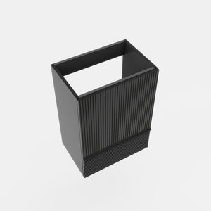 English Elm Gada Matte Black Freestanding Bathroom Vanity Cabinet with Drawer Modern Storage W1865P279901