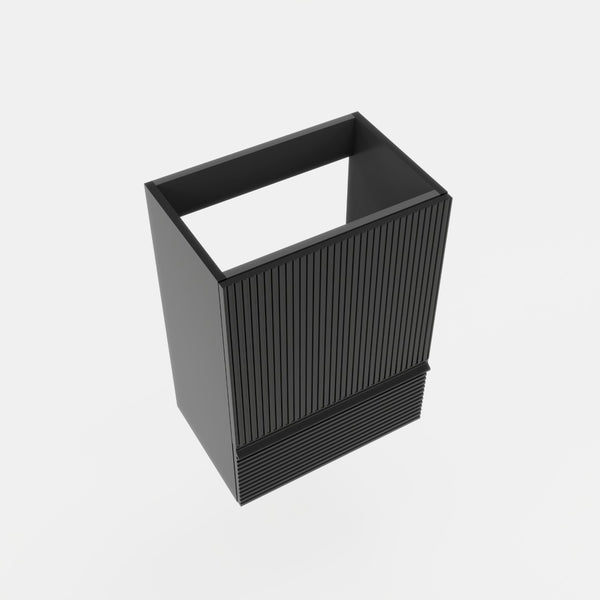 English Elm Gada Matte Black Freestanding Bathroom Vanity Cabinet with Drawer Modern Storage W1865P279901