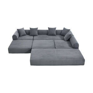 English Elm United We Win Convertible Sofa Bed - Plush Corduroy With Memory Foam, Perfect For Small Spaces! W1568S00252-GIGA
