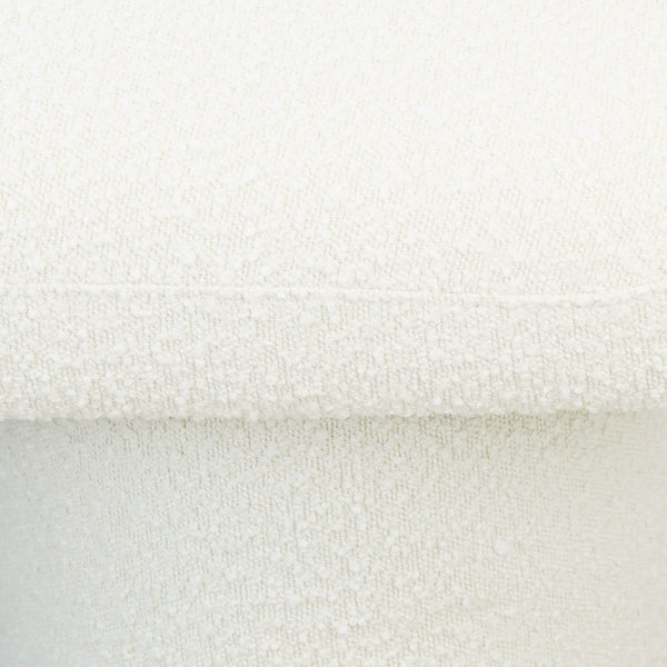 English Elm Ashcroft Furniture - Randolph Ivory Boucle Bench with Plush Upholstery, Solid Wood Frame, Minimalist Japanese Design Elegance B183P281177