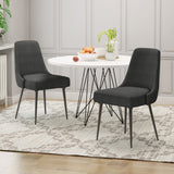 Christopher Knight Home® - Noble House - Alnoor Modern Fabric Dining Chairs (Set of 2)