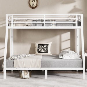 English Elm Metal Twin Over Full Bunk Bed For Teens & Adults – Durable, Space-Saving With Safety Features & Comfort W1580P336604