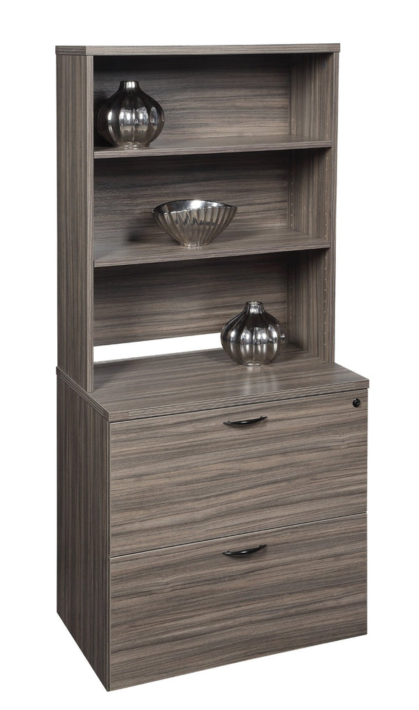 OSP Home Furnishings Lodi 2-drawer Lateral File Cabinet Modern Modular Storage for Home Office Spaces LOD-12-URB