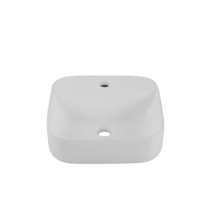 English Elm Bothwa Square Vessel Sink Vitreous Ceramic Above Counter Basin Cupc Certified B2724P262844