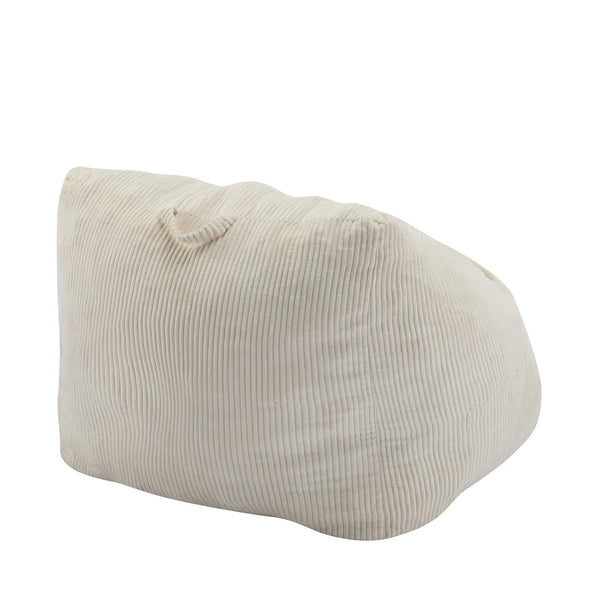 English Elm Christopher Knight Home® - Olbia Beige Faux Fur Bean Bag Chair — Compact Sofa-Style Armchair, Shredded Memory Foam Comfort N775P265556B