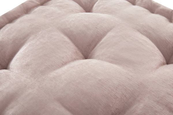 English Elm Poly Chenille Square Floor Pillow Cushion Plush 24x24 Inch Soft Polyester Seat Pad for Cozy Living Spaces Blush 3.22 L x 23.03 W x 12.8 H B035P280522