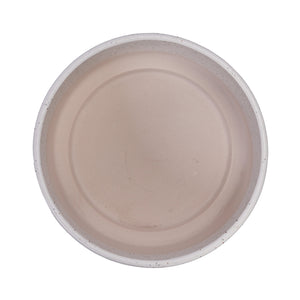 English Elm 2 Pieces Ceramic Flowerpot Set - Elegant Milk White Planters Perfect For Indoor & Outdoor Décor W3273P322550