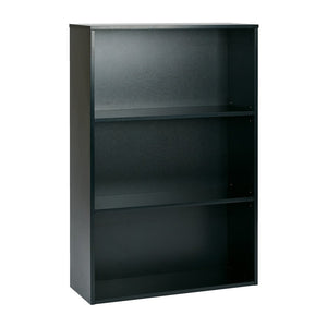 OSP Home Furnishings Prado 48" 3-Shelf BookCase Black