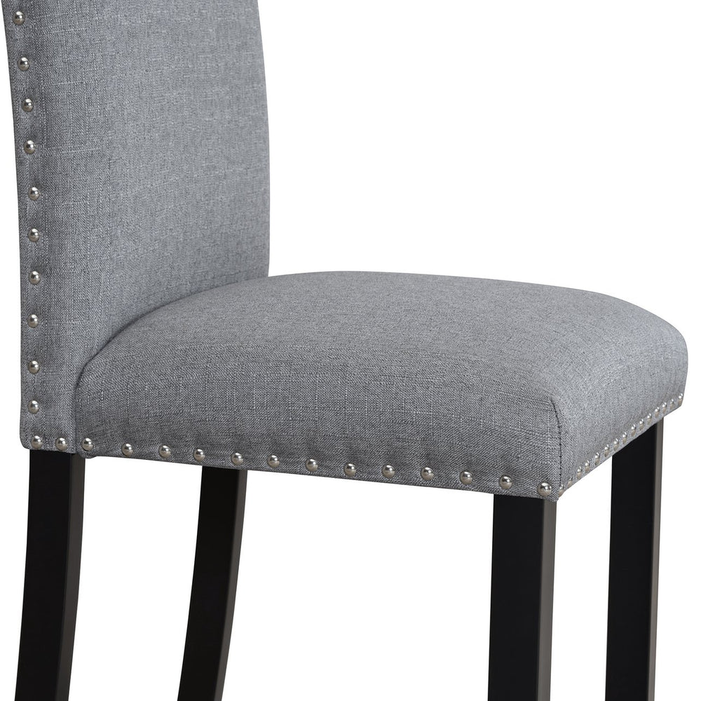 English Elm TREXM 5-Piece Dining Set for 4 with Marble MDF Table & Upholstered Comfort Chairs, Space-Saving Modern设计 ST000040AAE