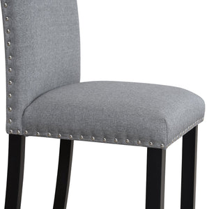 English Elm TREXM 5-Piece Dining Set for 4 with Marble MDF Table & Upholstered Comfort Chairs, Space-Saving Modern设计 ST000040AAE