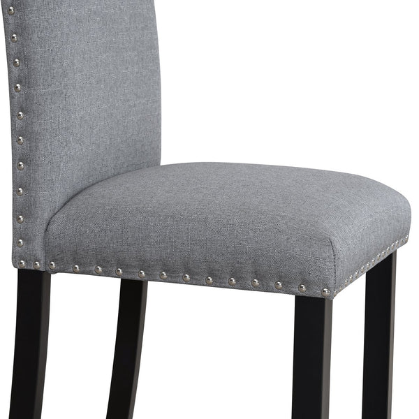 English Elm TREXM 5-Piece Dining Set for 4 with Marble MDF Table & Upholstered Comfort Chairs, Space-Saving Modern设计 ST000040AAE