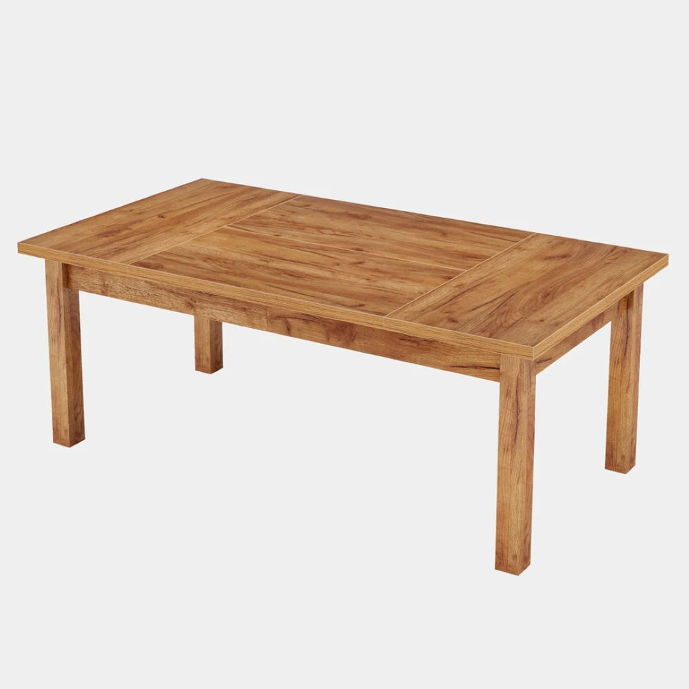 English Elm Woodgrain Walnut Look Bar Height Table with Hexagonal Base for Home Loft Dining T3971P456227