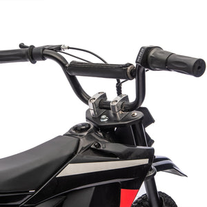 English Elm 24v 250w Kids Off-road Electric Motorcycle with Led Lights Bluetooth and Rear Suspension W1578P203984