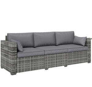 English Elm Seater Outdoor Pe Rattan Sofa Deep Cushioned Patio Couch for Deck or Poolside T3971P417854