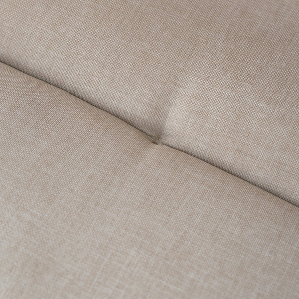 English Elm Christopher Knight Home® - Meja Acacia 7PCS Outdoor Patio Dining Set Teak & Beige with Umbrella Hole, Cushioned Eucalyptus Chairs MEJA7PCSET