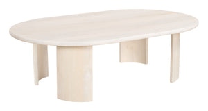 Risan Coffee Table Natural 109918 Zuo Modern