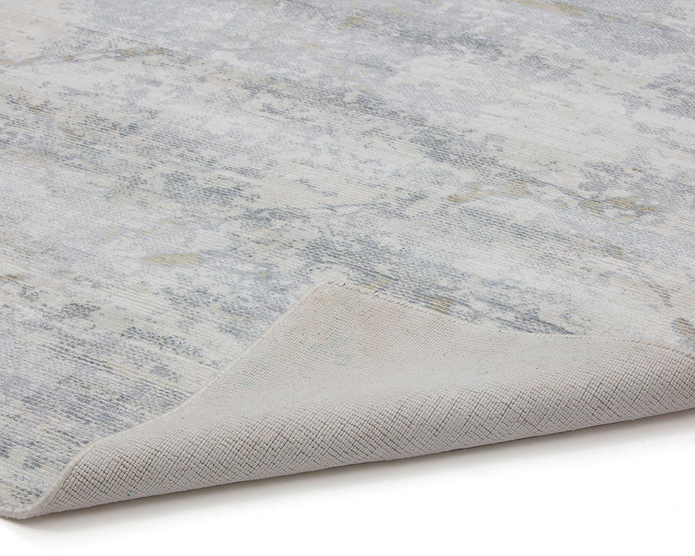 Sunpan Marrakech Hand-Loomed Rug – Elegant Grey Abstract Design by Skilled Artisans for Chic Spaces 8' X 10'