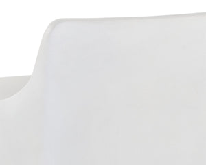 Sunpan LEDGER Stool - Contemporary Sculptural Design for Modern Homes, Ergonomic Comfort & Versatile Style 109275