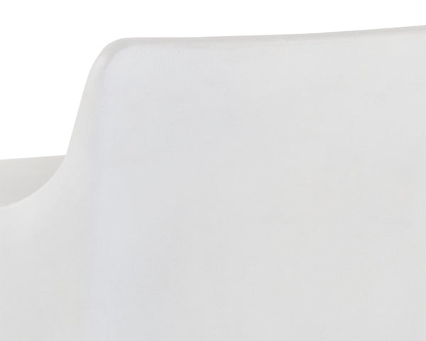 Sunpan LEDGER Stool - Contemporary Sculptural Design for Modern Homes, Ergonomic Comfort & Versatile Style 109275