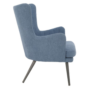 OSP Home Furnishings Jenson Chair Blue