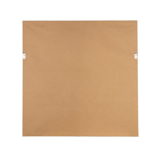 English Elm 19.7x19.7" Luna Crystal Wall Art Mirror Framed, Golden Tint, Moon Phase Resin Accents for Décor W2078P318305