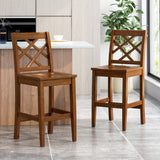 Christopher Knight Home® - Noble House - Harmon Brown Acacia Counter Chair