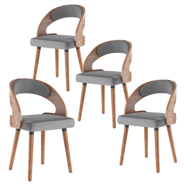 English Elm Swivel Counter Stools Set of 2 Rattan Back Pu Seat Mid Century Wood Frame Kitchen Dark Gray T3623P433533