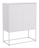 Lazaro Cabinet White 109748 Zuo Modern