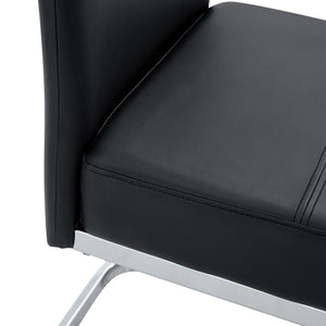 English Elm Set Of 4 Black Ergonomic Dining Chairs With Spring Support - Modern Comfort & Style For Any Space W3226P279080-GIGA