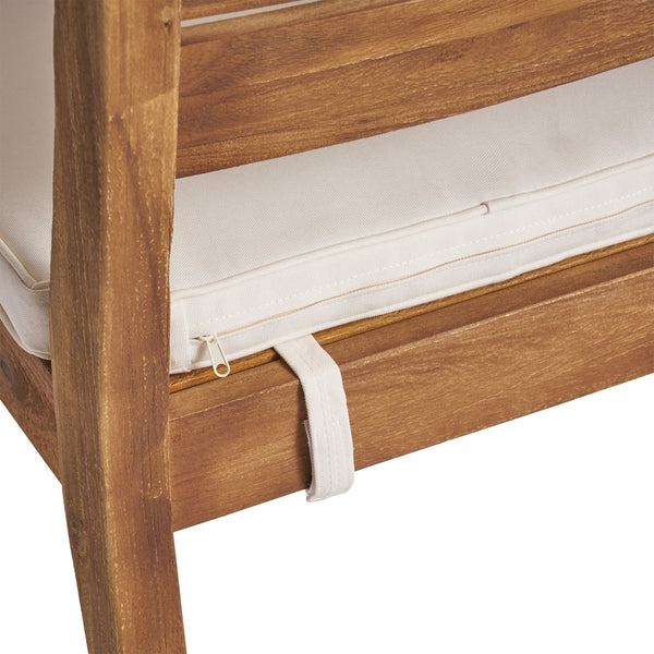 English Elm Christopher Knight Home® - Outdoor Acacia Wood 7-Piece Dining Set With Water-Resistant Cushions For Stylish Patio Gatherings N773OD00010B