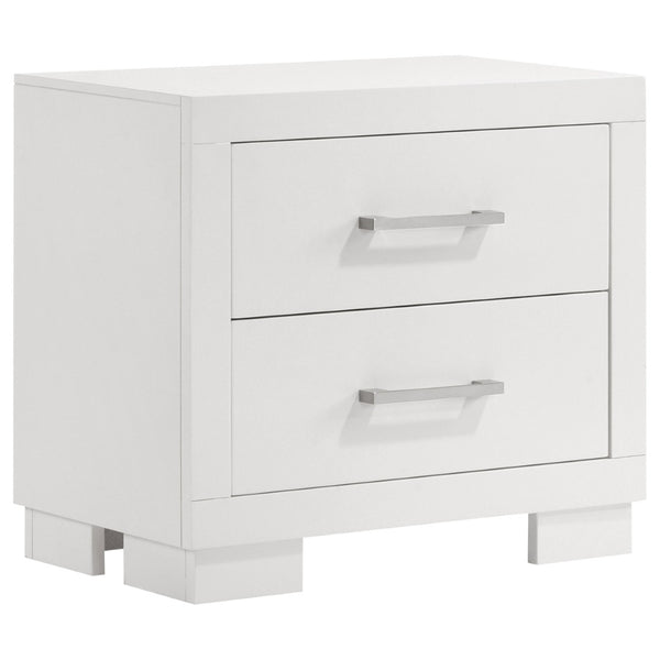 English Elm Piero Wire-brushed Oak Veneer Queen Bedroom Set with Louvered Panels Coastal Style B062S00736